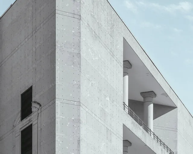 Gedung beton modern